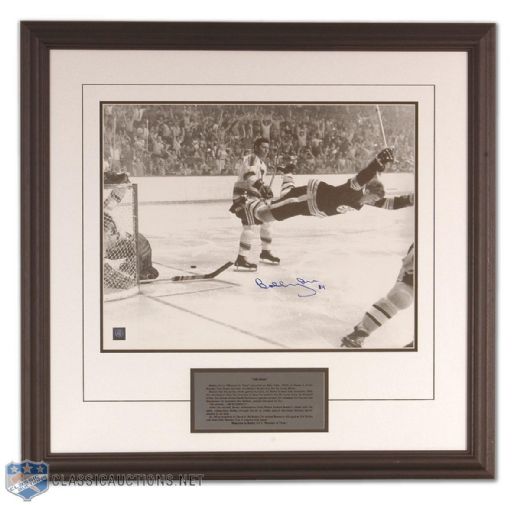 Bobby Orr "The Goal" Autographed Display