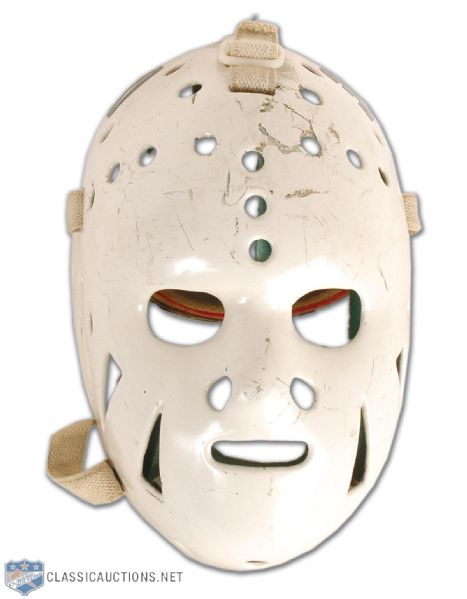 1970s Ernie Higgins Game Used Mask #1