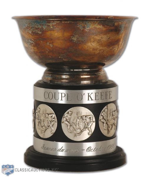 1981 Quebec Nordiques O’Keefe Cup & Framed Team Photo Collection of 6