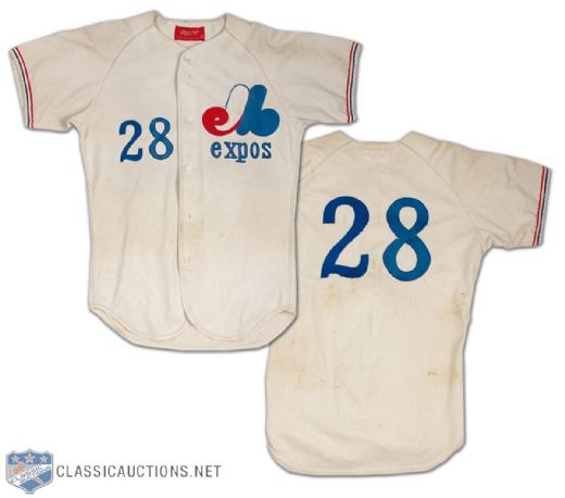 1973 Mike Marshall Montreal Expos Game Worn Jersey