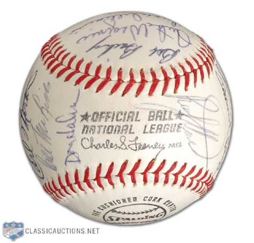 1970 Montreal Expos Team Signed Baseball