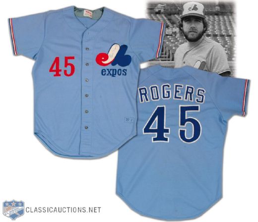 Steve Rogers 1977 Montreal Expos Autographed Game Worn Jersey & Pants