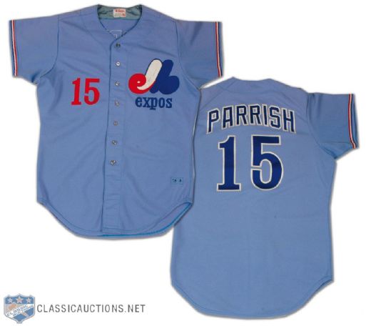 Larry Parrish 1979 Montreal Expos Autographed Game Worn Jersey