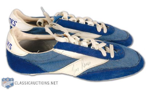 1980-85 Tim Raines Autographed Game Used Expos Cleats