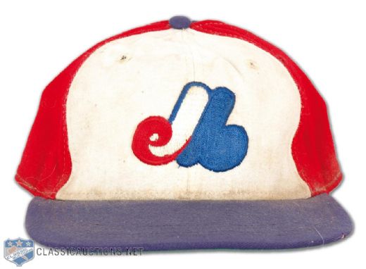 1981-85 Andre Dawson Autographed Game Worn Expos Cap