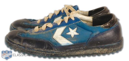 1980 Ron Leflore Montreal Expos Game Used Converse Cleats 