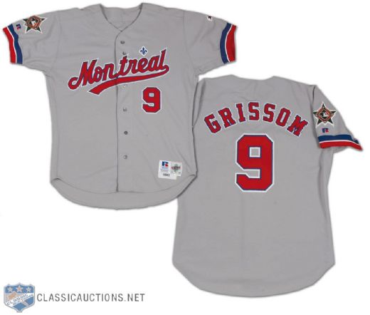 1993 Montreal Expos Marquis Grissom Game Worn All-Star Game Jersey