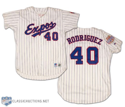 1996 Henry Rodriguez Montreal Expos Game Worn All-Star Game Jersey