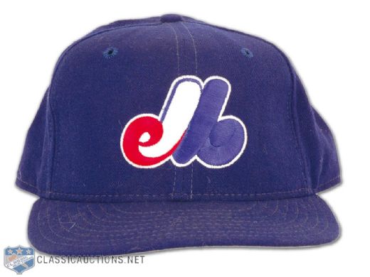 2002 Jose Canseco Montreal Expos Game Worn Spring Training Cap