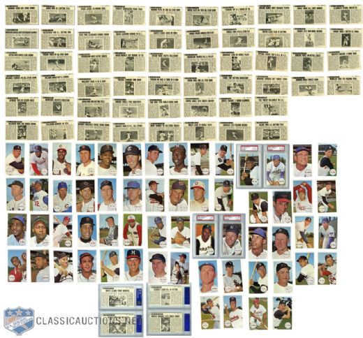 1964 Topps Giants Complete Set with Graded Stars