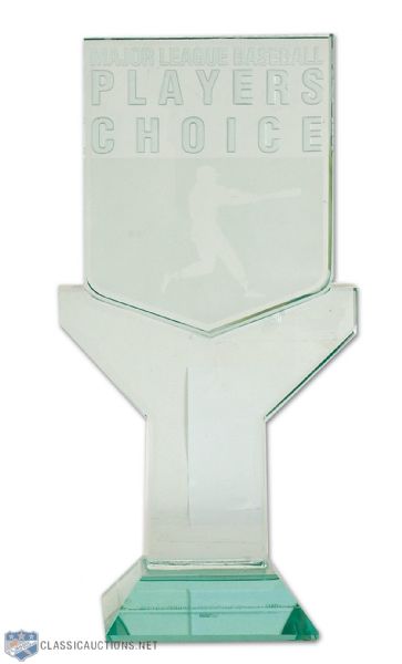 Major League Baseball Players Choice Glass Award