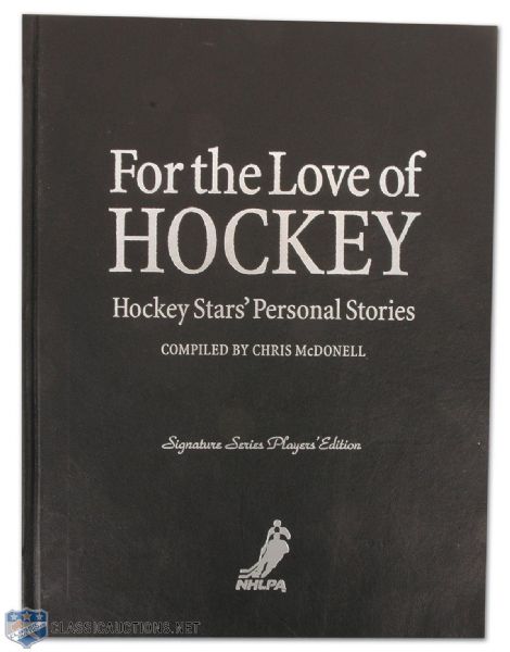  Marcel Dionne’s "For the Love of Hockey" Players Edition Signature Series Book