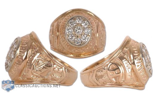 Jacques Laperriere’s 1965-66 Montreal Canadiens Stanley Cup Championship Ring