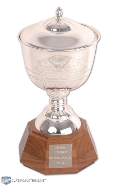 Jacques Laperriere’s 1965-66 James Norris Memorial Trophy