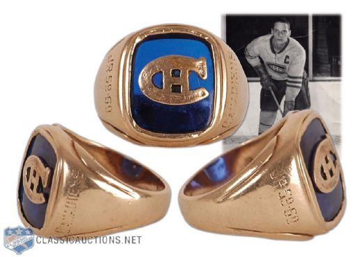 Jacques Laperriere’s 1959-60 Junior Canadiens Team Ring