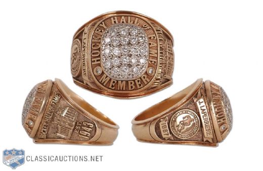 Jacques Laperriere’s Hockey Hall of Fame Ring