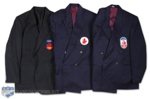 Dr. Ernie Lewis’ Canada Cup Team Jacket and Suitcase Collection of 5