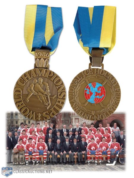 Dr. Ernie Lewis’ Team Canada 1986 World Championships Medal