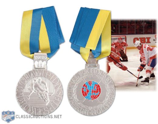 Dr. Ernie Lewis’ Team Canada 1989 World Championships Silver Medal