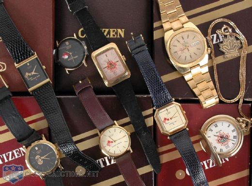 Dr. Ernie Lewis’ Team Canada Watch Collection of 8
