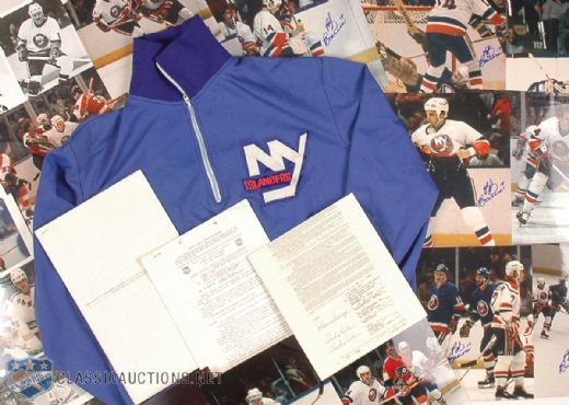 Bob Bourne’s New York Islanders Document and Photo Collection