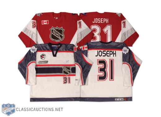 Curtis Joseph NHL All-Star Jersey Collection of 2