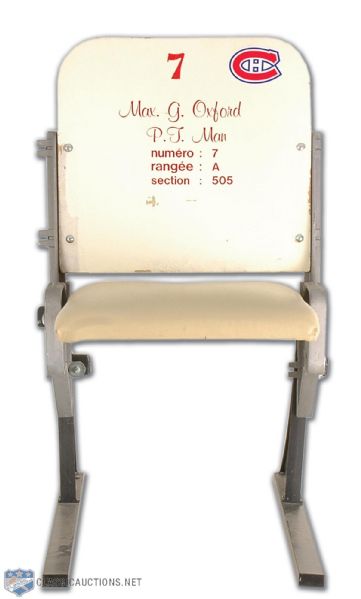 Montreal Forum White Single Seat Collection of 2
