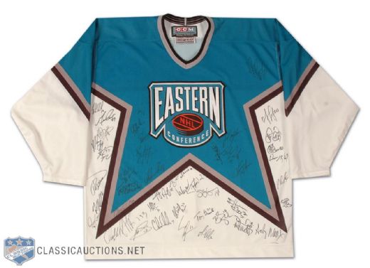 1997 NHL All-Star Game Team Autographed Jersey Signed by 39
