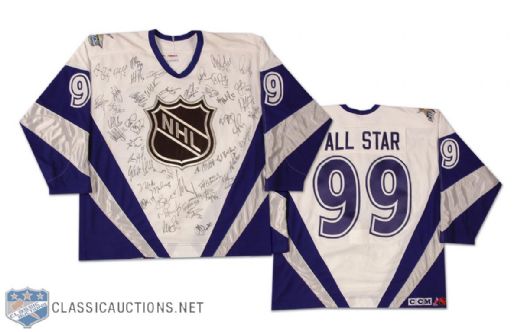 1999 NHL All-Star Game Team Autographed Jersey