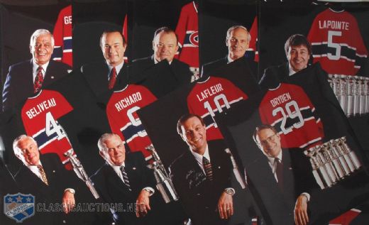 Official Montreal Canadiens 20” x 24” Portrait Photograph Collection of 30