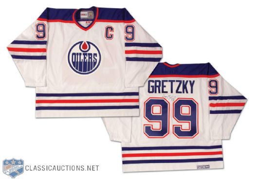 Wayne Gretzky Edmonton Oilers Autographed Jersey & Stick