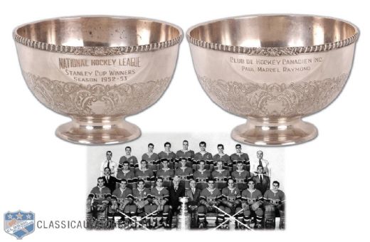 Montreal Canadiens 1953 Stanley Cup Championship Trophy