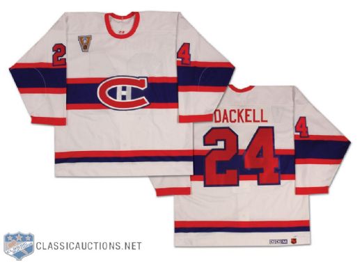 2003-04 Andreas Dackell Montreal Canadiens Game Worn Vintage Jersey