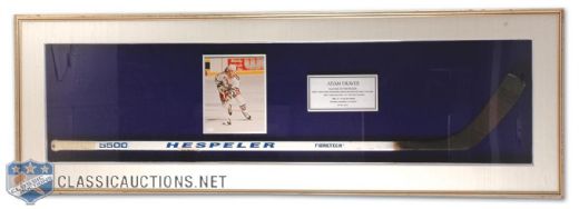 1994 Adam Graves NY Rangers Game Used 52nd Goal Milestone Stick