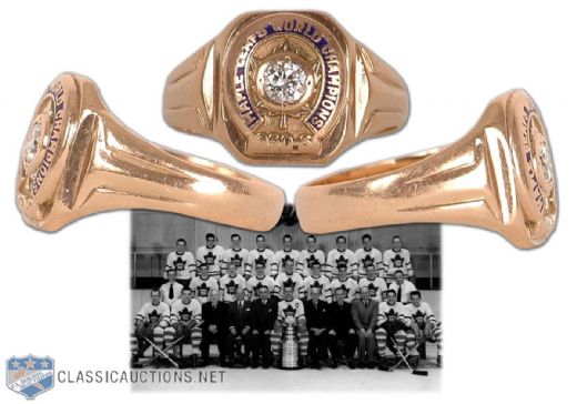 1950-51 Toronto Maple Leafs Stanley Cup Ring