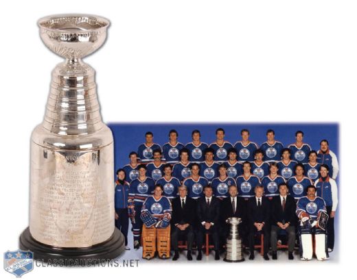 Edmonton Oilers 1984-85 Stanley Cup Championship Trophy