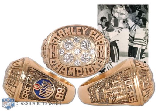 Wayne Gretzky 1988 Edmonton Oilers Stanley Cup Championship Ring