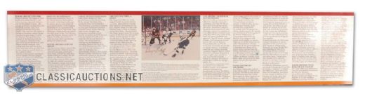 Autographed Original Wayne Gretzky Hockey Hall of Fame Display Collection of 4