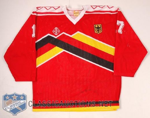 1990s Gerd Truntschka Game Used German National Team Jersey