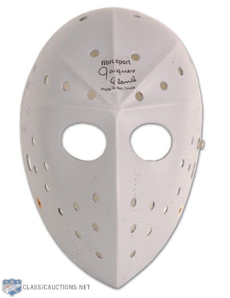 Jacques Plante Fibrosport Goalie Mask Collection of 2