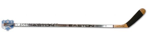 1993 Playoffs Wayne Gretzky Game Used Autographed Easton Stick – Scored Final Goal in Leafs Series!
