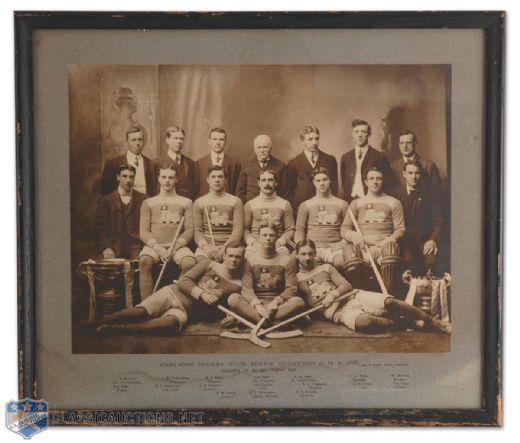 1905 Toronto Marlboro Hockey Club Cabinet Photograph