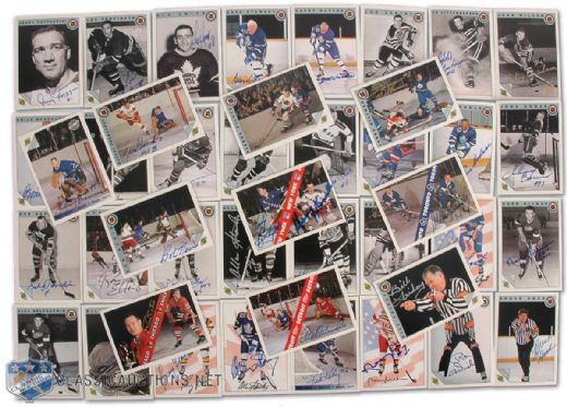 Autographed 1992 Original Six Ultimate Hockey Card Collection of 42