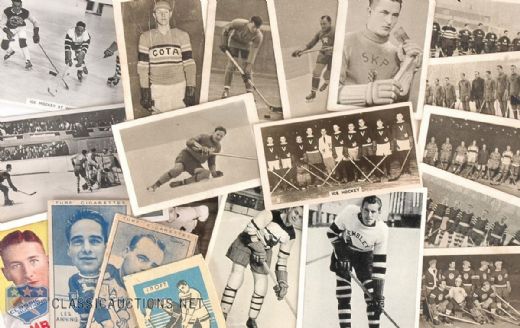 Vintage Hockey Cigarette Card Collection of 20