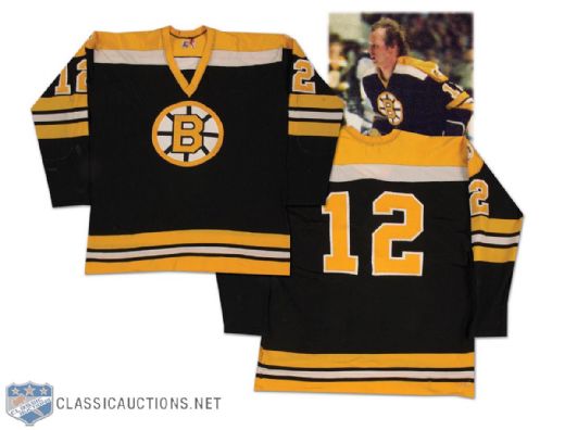 1973-74 Wayne Cashman Boston Bruins Game Worn Jersey