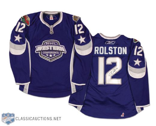 Brian Rolston 2007 NHL All-Star Game Worn Jersey