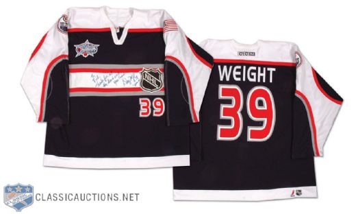 Doug Weight Autographed 2001 NHL All-Star Game Jersey
