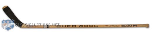 Guy Lafleur Autographed Game Used Sher-Wood Stick
