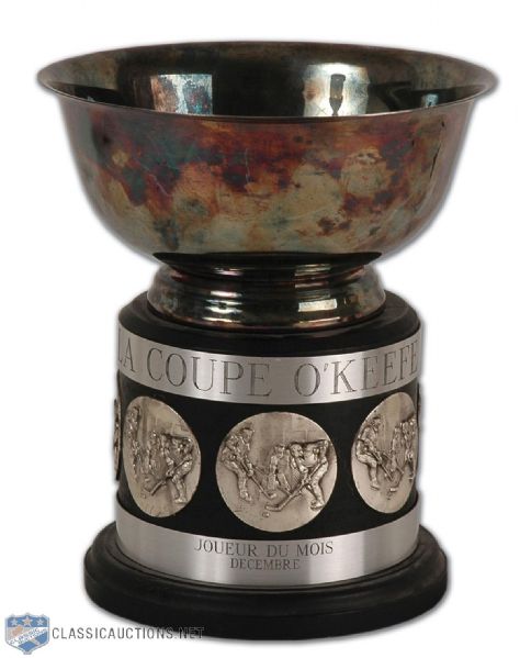1980’s O’Keefe Trophy Awarded to Marc Tardif (9”)