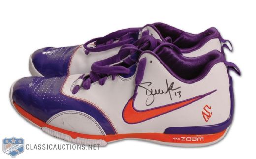 Steve Nash’s 2007-08 Game Used Phoenix Suns Basketball Shoes